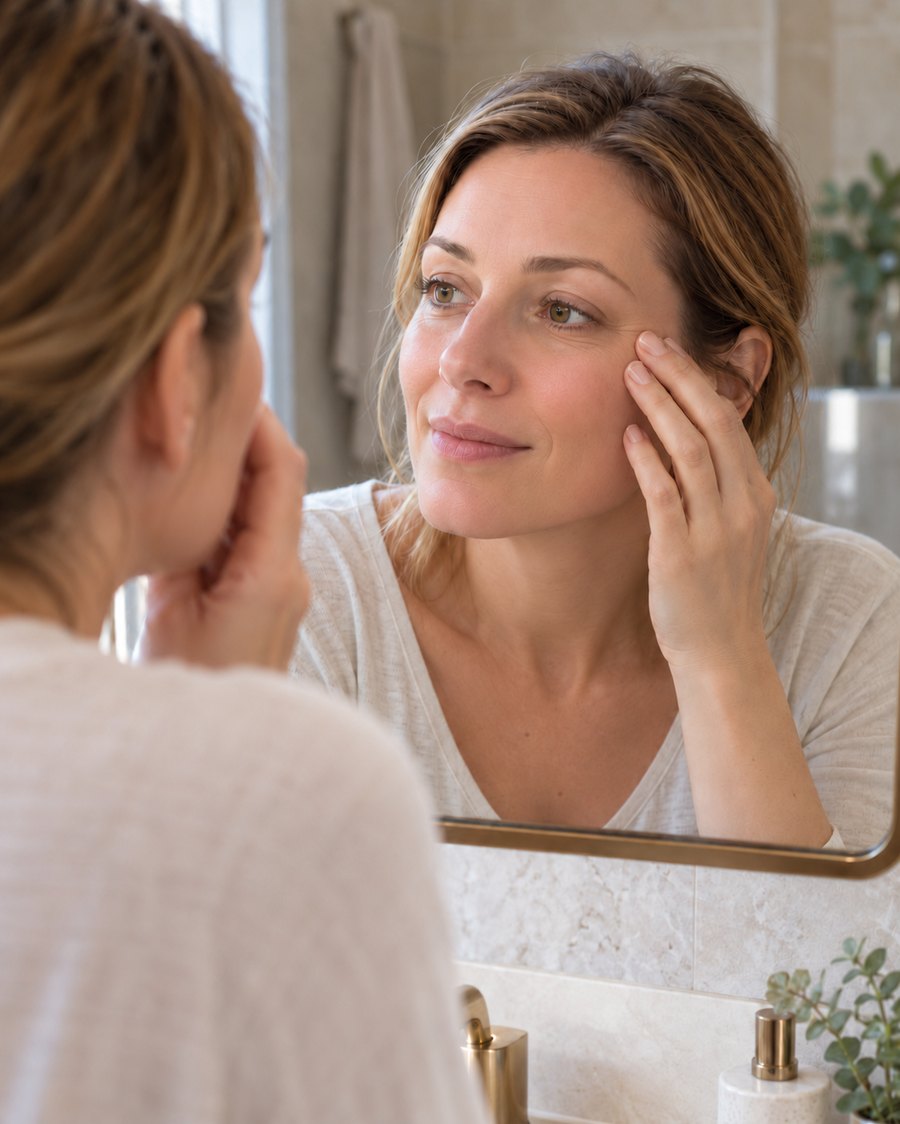 After skin renewal journey